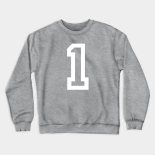 Sport Shirt #1 (white letter) Crewneck Sweatshirt